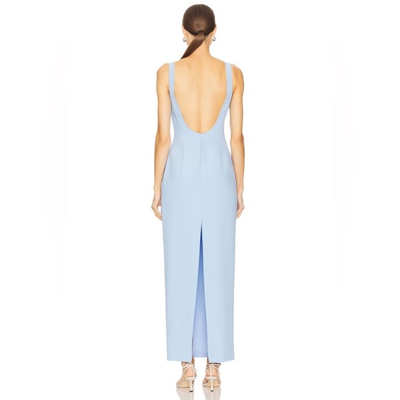 AMANDA UPRICHARD NWT Marbella Maxi Dress in Baby Blue S - Picture 2 of 8
